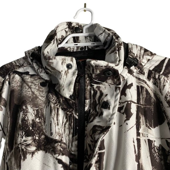 Great Outdoorsman Men Nature Print Full Zip Hooded Jacket - Picture 4 of 13